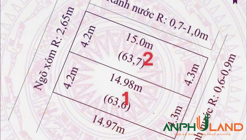 Chào bán 2 lô F0 tại TDP 5, phường Lưu Kiếm (Đông Sơn), TP Hải Phòng