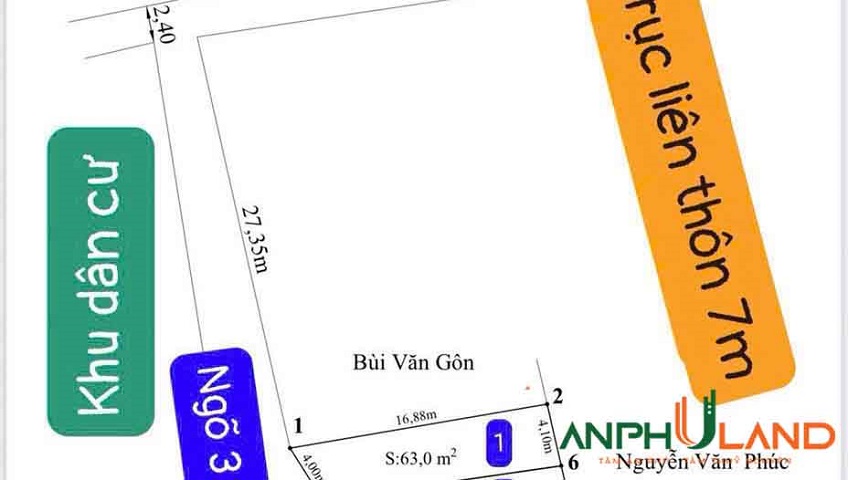 Cần bán lô đất hàng F0 tại TDP Tây Giữa, P. Thủy Nguyên ( xã Dương Quan), TP Hải Phòng