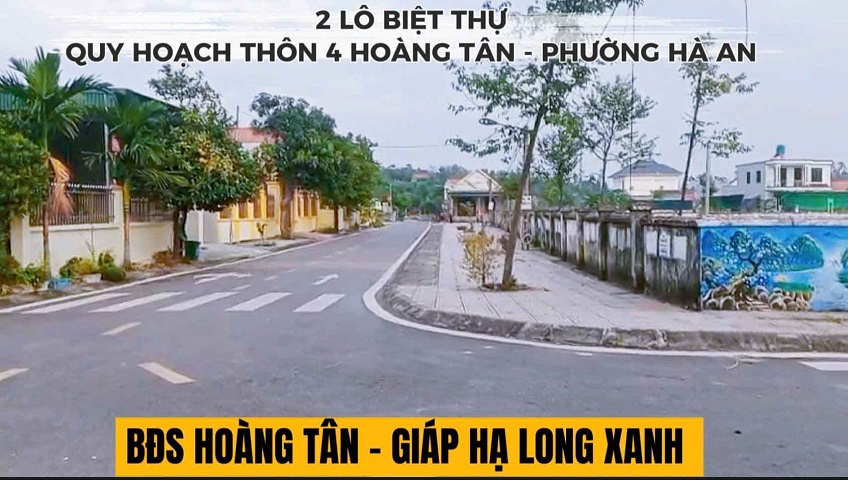 Chính chủ gửi bán 2 lô biệt thự đẹp tại khu quy hoạch thôn 4 Hoàng Tân, Quảng Yên, Quảng Ninh