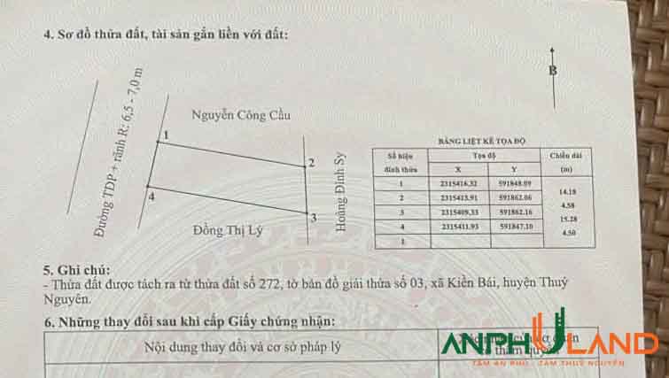 Chào bán duy nhất một lô Phường Thiên Hương ( xã Kiền Bái), TP Hải Phòng