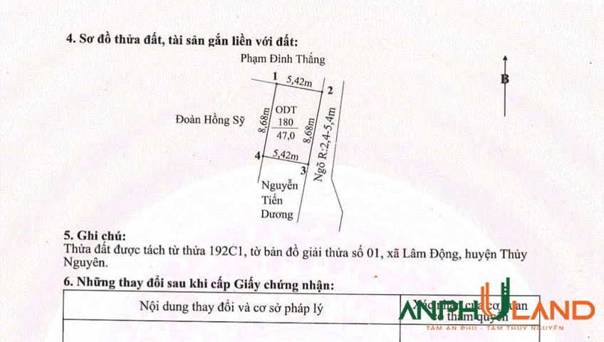 Chính chủ gửi bán lô đất tại phường Thiên Hương (Lâm Động), TP Hải Phòng