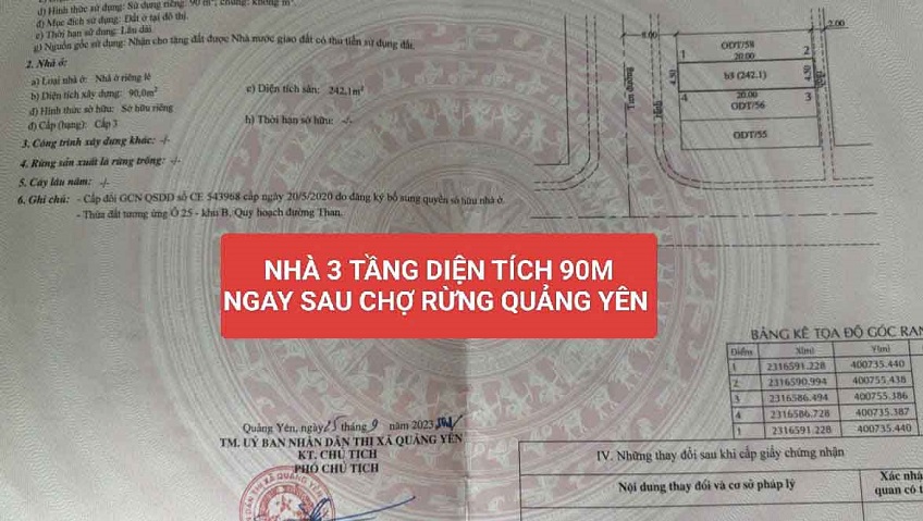 Cần bán siêu phẩm nhà đẹp 3 tầng, tại Phường Quảng Yên, Quảng Yên, Quảng Ninh