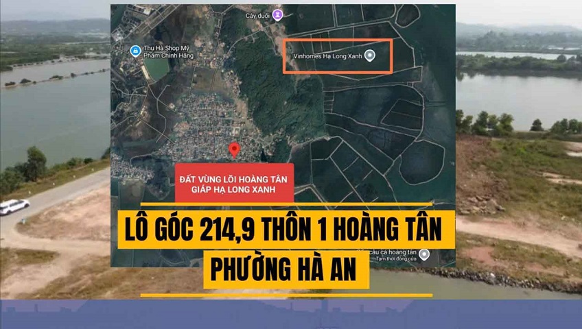 Cần bán lô đất giáp dự án vin Hạ Long xanh, đất vùng lõi Hoàng Tân, Quảng Yên, Quảng Ninh