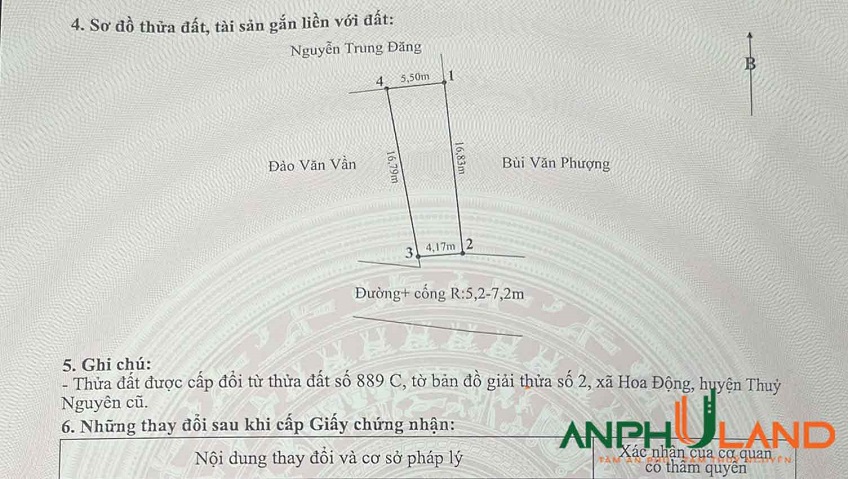 Bán lô 81 m2 siêu đẹp tại trục thông TDP Đường Đá, P. Thủy Nguyên ( xã Hoa Động), TP Hải Phòng