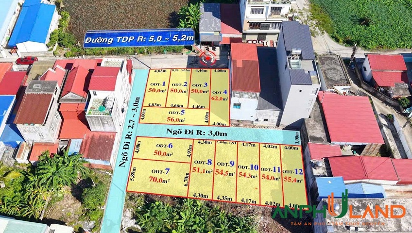 Bạt 12 lô F0 chỉ còn 2 lô cho nhà đầu tư tại phường Thuỷ Nguyên (Hoa Động), TP Hải Phòng