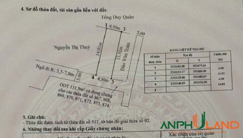 Còn duy nhất 1 lô đất đẹp sẵn bìa tại TDP Đền, phường Thiên Hương (Lâm Động), TP Hải Phòng