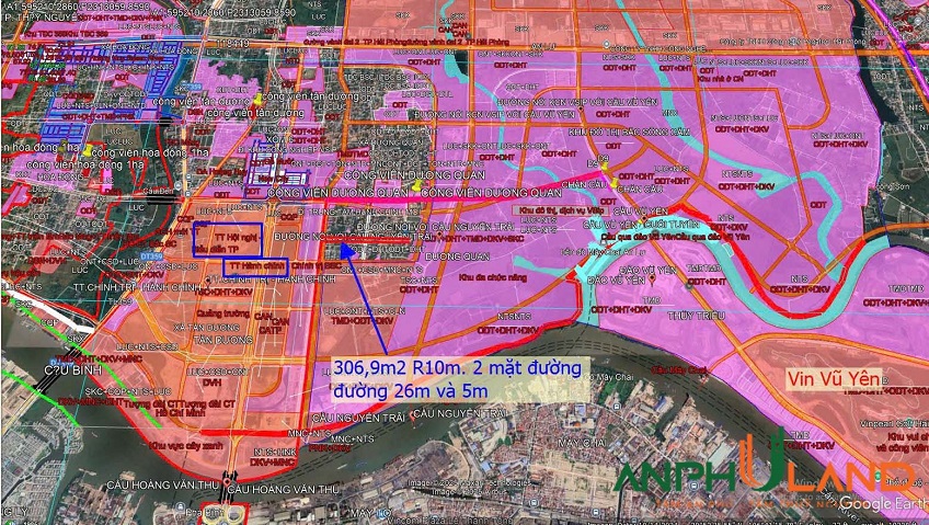 Chính chủ bán lô đất 2 mặt tiền Trung tâm Hành chính mới, phường Thuỷ Nguyên, TP Hải Phòng