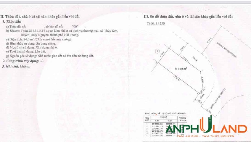 Chính chủ bán đất lô góc tại KĐT Quang Minh Green City, Phường Thủy Nguyên, TP Hải Phòng