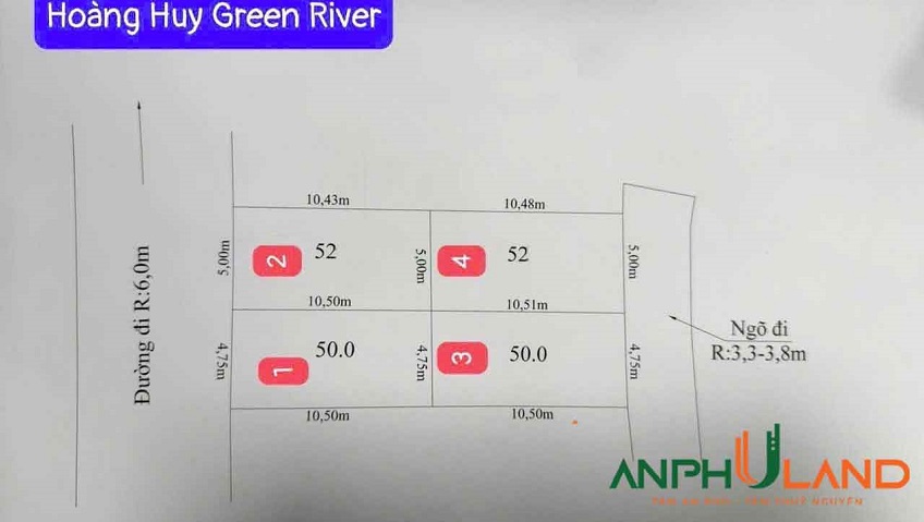 Mở bán 4 lô F0 tại Phường Thủy Nguyên ( xã Hoa Động), TP Hải Phòng