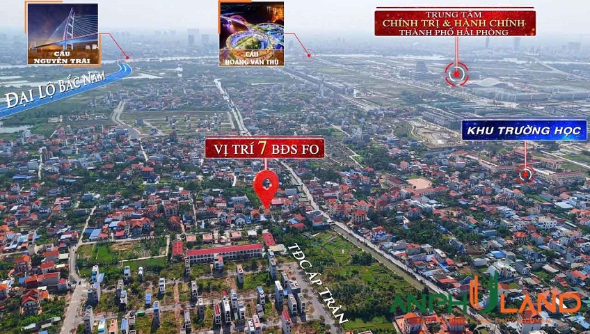 Mở bán 7 lô đất F0 cạnh TĐC Áp Tràn, Phường Thủy Nguyên ( xã Dương Quan), TP Hải Phòng