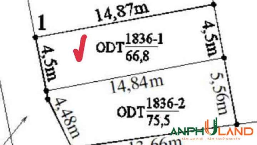 Bán một lô đất F0 mặt đường, TDP Bãi Cát, Phường Thủy Nguyên ( xã Dương Quan), TP Hải Phòng