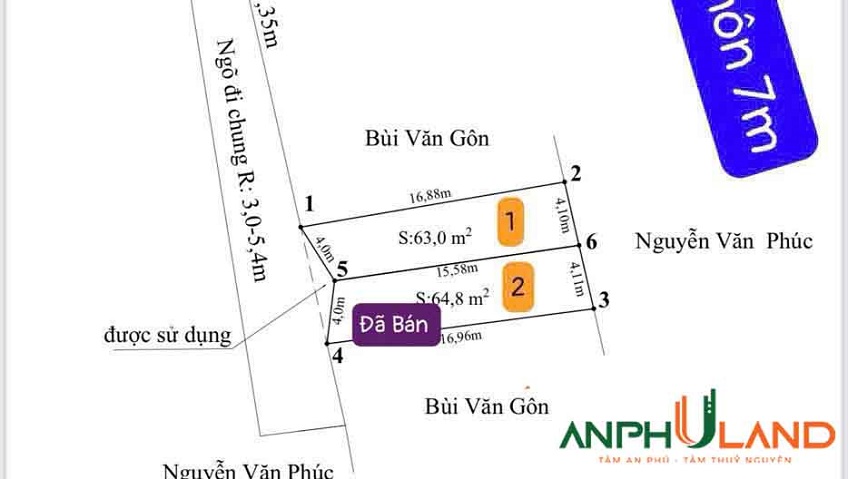 Còn duy nhất lô đất TDP Tây Giữa, Phường Thủy Nguyên ( xã Dương Quan), TP Hải Phòng