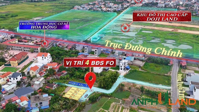 Siêu phẩm 4 lô F0 phường Thuỷ Nguyên (Hoa Động), TP Hải Phòng