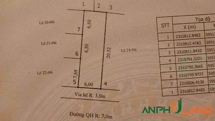  Bán lô đất tại đấu giá TDP Bái Ngoài, Phường Thủy Nguyên ( xã Hoa Động), TP Hải Phòng 