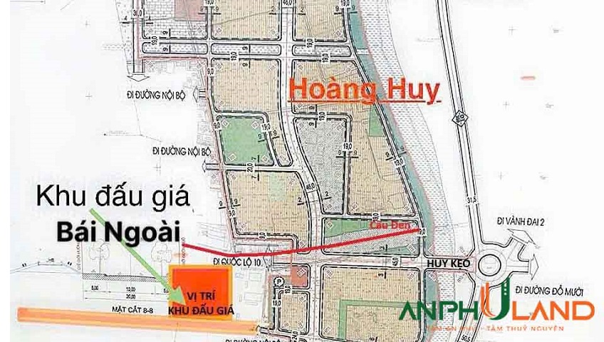  Bán lô đất tại đấu giá TDP Bái Ngoài, Phường Thủy Nguyên ( xã Hoa Động), TP Hải Phòng 