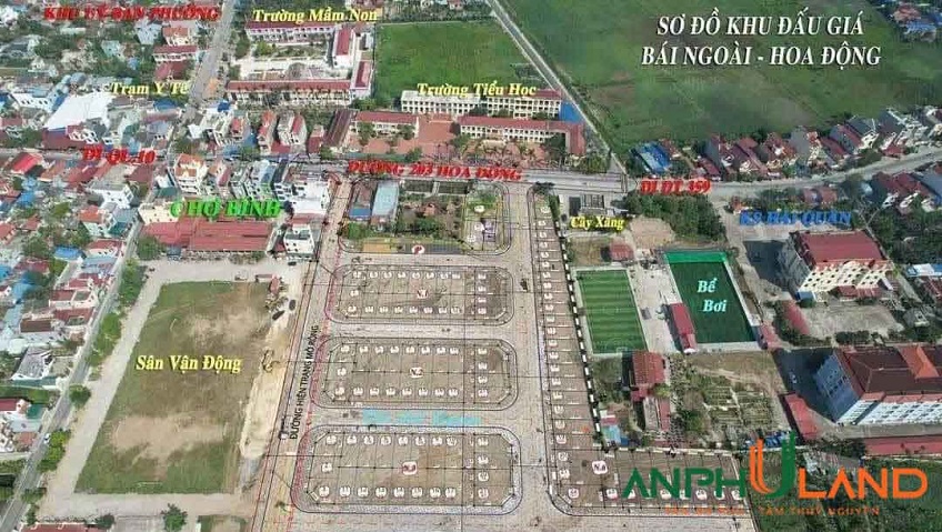  Bán lô đất tại đấu giá TDP Bái Ngoài, Phường Thủy Nguyên ( xã Hoa Động), TP Hải Phòng 