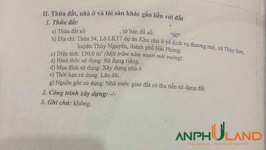 Chào bán nhà 3 tầng hoàn thiện KĐT xanh Quang Minh, Phường Thủy Nguyên, TP Hải Phòng