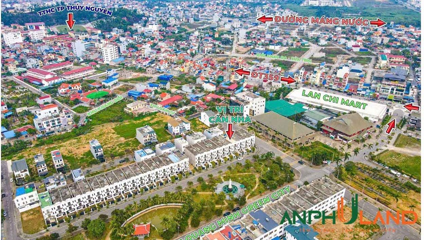 Chào bán nhà 3 tầng hoàn thiện KĐT xanh Quang Minh, Phường Thủy Nguyên, TP Hải Phòng