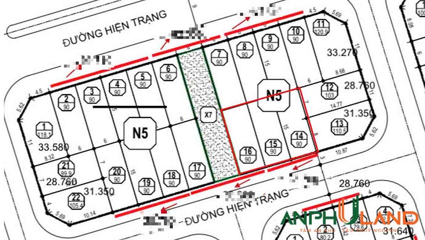 Cần bán các lô đất đấu giá dãy N5 tại Phường Hòa Bình ( xã An Lư), TP Hải Phòng