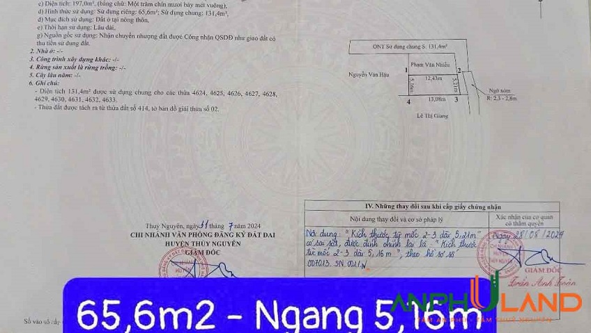 Cần bán lô đất siêu đẹp tại TDP Đường Đá, Phường Thủy Nguyên ( xã Hoa Động), TP Hải Phòng