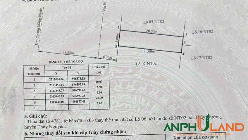 Cần bán lô đất đẹp mặt đường Máng Nước, Phường Thủy Nguyên, TP Hải Phòng