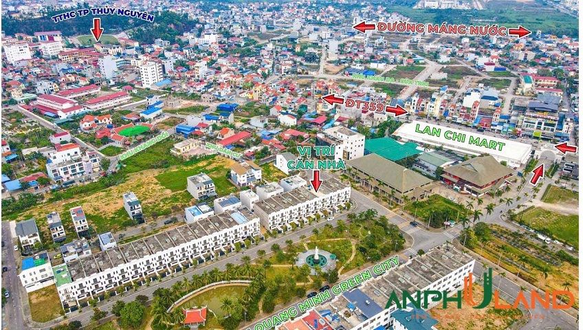 Cho thuê căn nhà 3 tầng hoàn thiện tại KĐT xanh Quang Minh, phường Thuỷ Nguyên, TP Hải Phòng