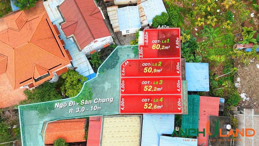 Cần bán 4 lô F0 Phường Thủy Nguyên ( xã Tân Dương), TP Hải Phòng