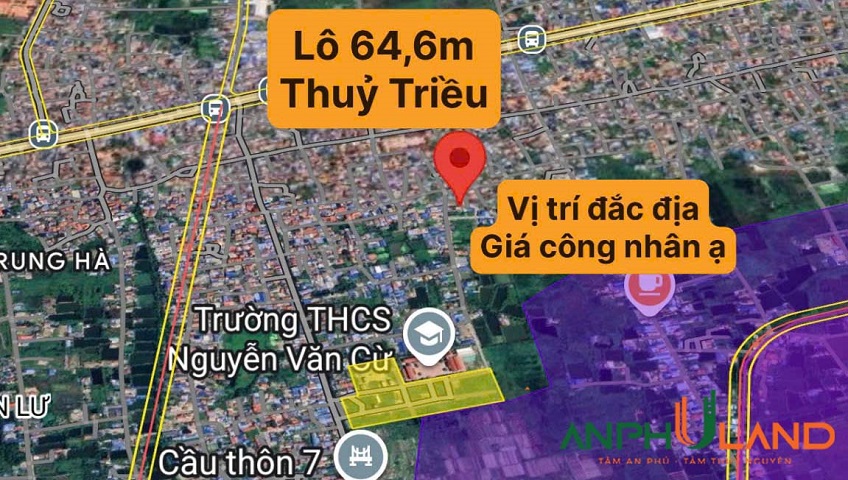 Bán lô đất đẹp tiềm năng tại phường Hoà Bình (Thuỷ Triều), TP Hải Phòng