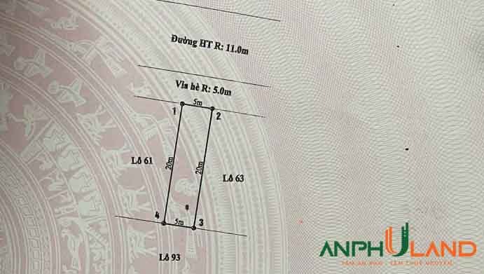 Cần bán lô 62 trục 21m, dự án Khau Da, Phường Thủy Nguyên, TP Hải Phòng