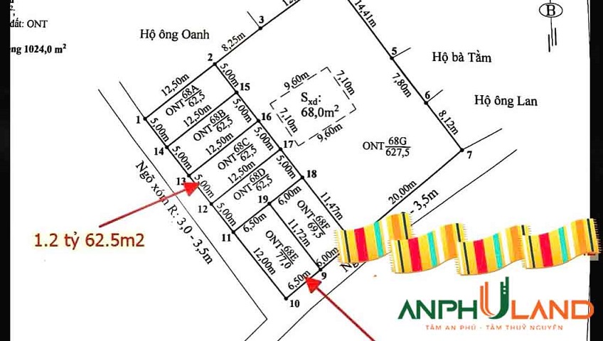 Cần bán 02 lô đất đường Hương, Phường Nam Triệu ( xã Lập Lễ), TP Hải Phòng