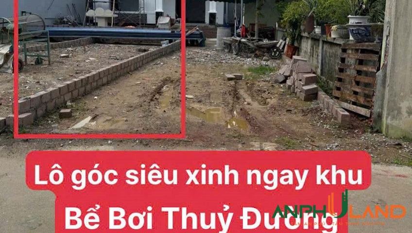 Bán lô góc gần trục 21m VSIP tại phường Thuỷ Nguyên (Thuỷ Đường), TP Hải Phòng