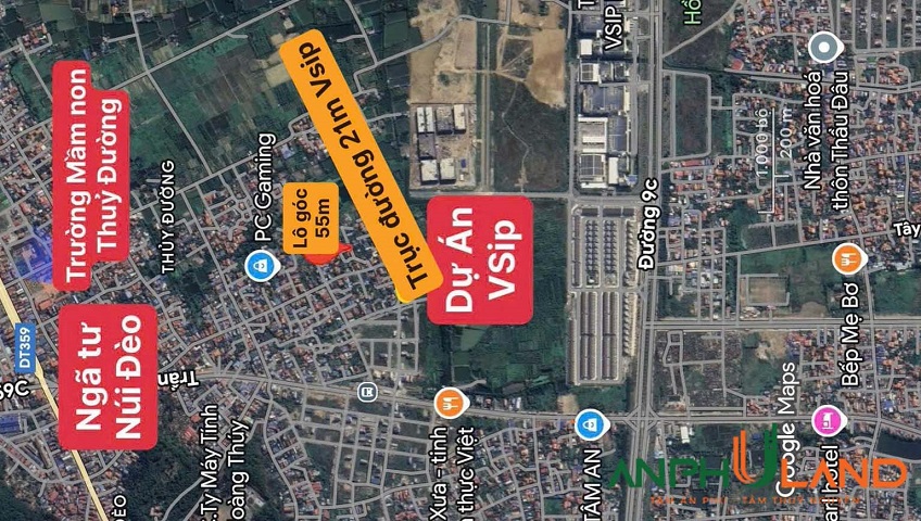 Bán lô góc gần trục 21m VSIP tại phường Thuỷ Nguyên (Thuỷ Đường), TP Hải Phòng