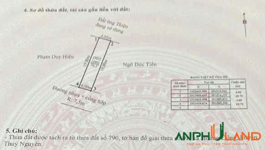 Bán lô đất siêu đẹp trục chính phường Thiên Hương (Hoàng Động), TP Hải Phòng