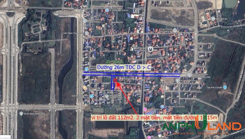 Chuyển nhượng lô đất tiềm năng khu TTHC mới phường Thuỷ Nguyên, TP Hải Phòng