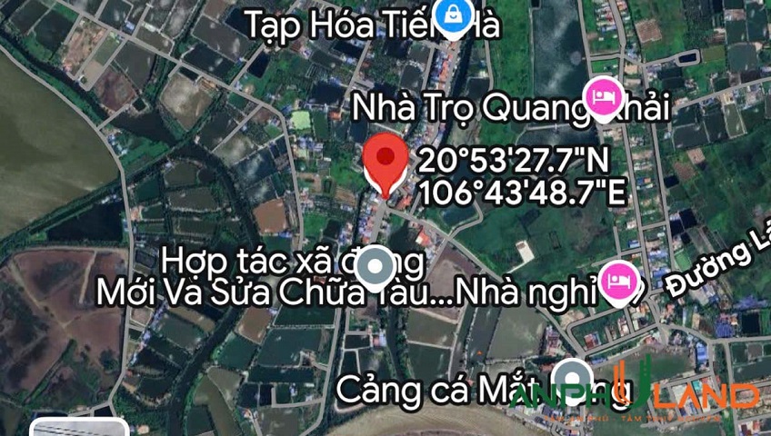 Chuyển nhượng lô đất Tân Lập, phường Nam Triệu (Lập Lễ), TP Hải Phòng