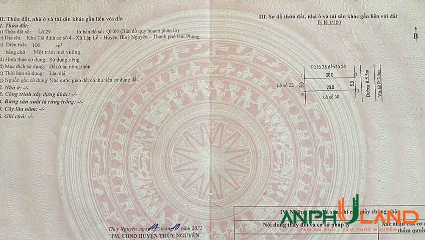 Cần bán lô đất đầu tư tại trung tâm Phường Thủy Nguyên, TP Hải Phòng