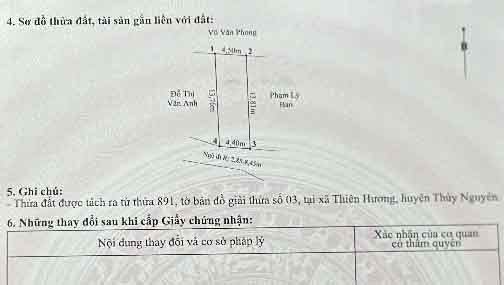 Chuyển nhượng lô đất TDP 1, Phường Thiên Hương, TP Hải Phòng