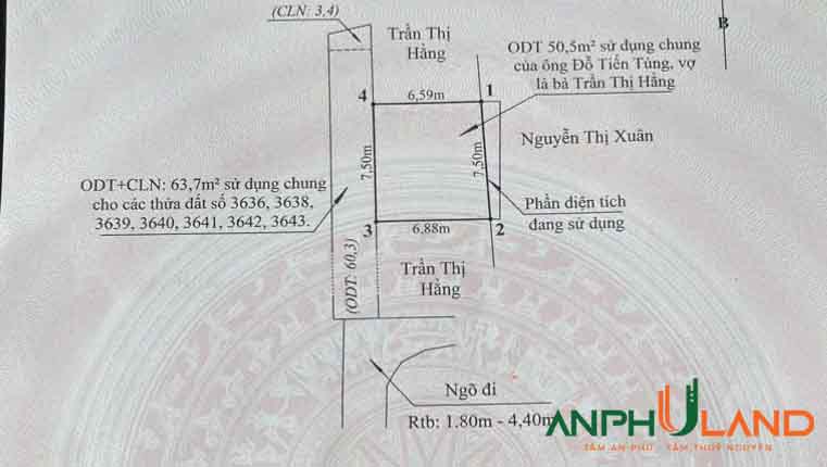 Cần bán 2 lô đất sẵn bìa tại Phường Thủy Nguyên ( xã Tân Dương), TP Hải Phòng