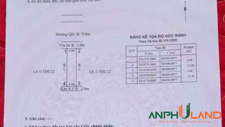 Cần bán lô đất 68 m2 tại khu TĐC Phường Thủy Nguyên( xã Hoa Động), TP Hải Phòng