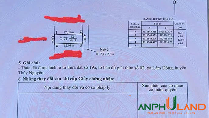 Cần bán lô đất hàng cực đẹp Phường Thiên Hương ( xã Lâm Động), TP Hải Phòng