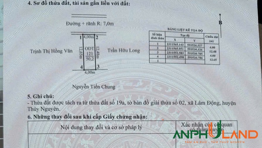 Cần bán lô đất đẹp phường Thiên Hương ( xã Lâm Động), TP Hải Phòng