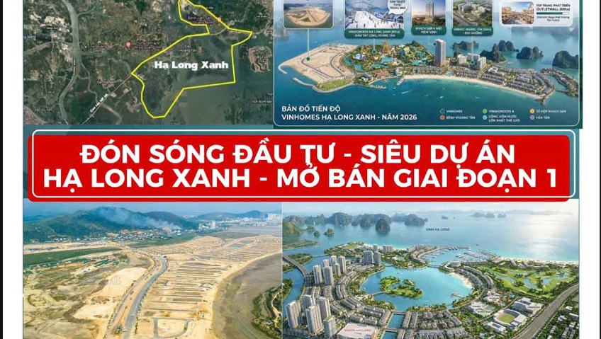 Cần bán siêu dự án Hạ Long Xanh 4.000 ha đón sóng tại Quảng Yên, Quảng Ninh