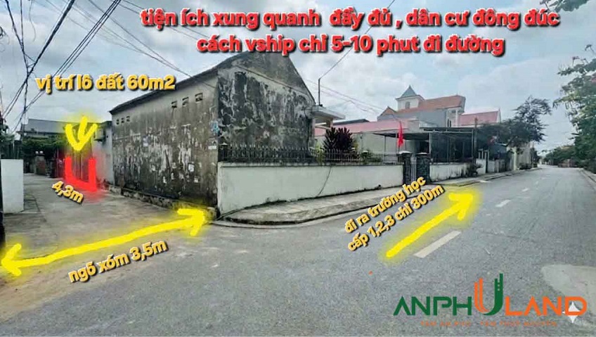 Cần bán lô đất đẹp tại TDP Hà Luận, Phường Hòa Bình, TP Hải Phòng