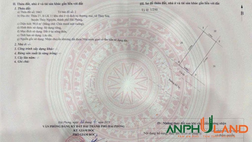 Bán lô đất LK11 KĐT Quang Minh Green City, phường Thuỷ Nguyên, TP Hải Phòng