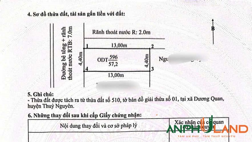 Bán lô đất mặt đường thông rộng tại phường Thuỷ Nguyên (Dương Quan), TP Hải Phòng
