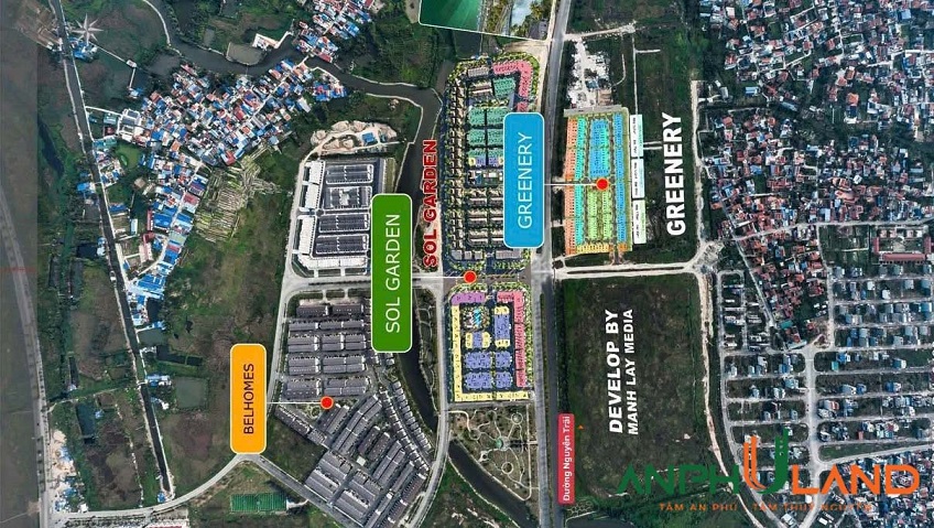 Dự án SOL GARDEN thuộc CĐT Nam Long, phường Thuỷ Nguyên, TP Hải Phòng