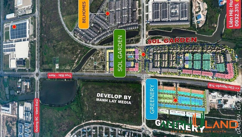 Dự án SOL GARDEN thuộc CĐT Nam Long, phường Thuỷ Nguyên, TP Hải Phòng