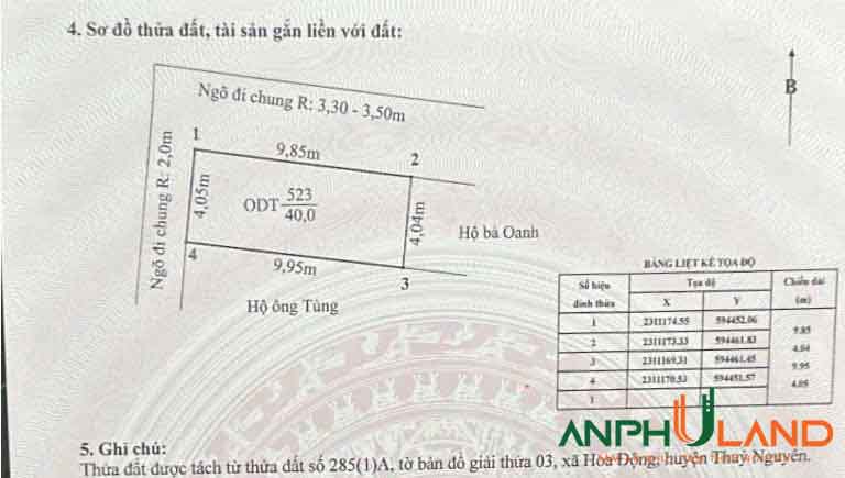 Chủ gửi bán lô góc ngay đường 203 tại Phường Thủy Nguyên ( xã Hoa Động), TP Hải Phòng