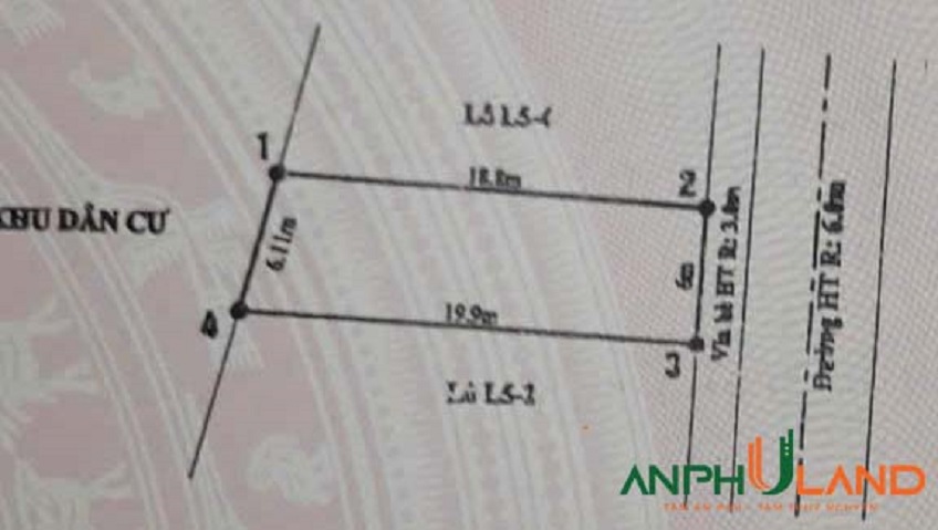 Chuyển nhượng lô đất khu Khang Dồi, phường Thuỷ Nguyên, TP Hải Phòng