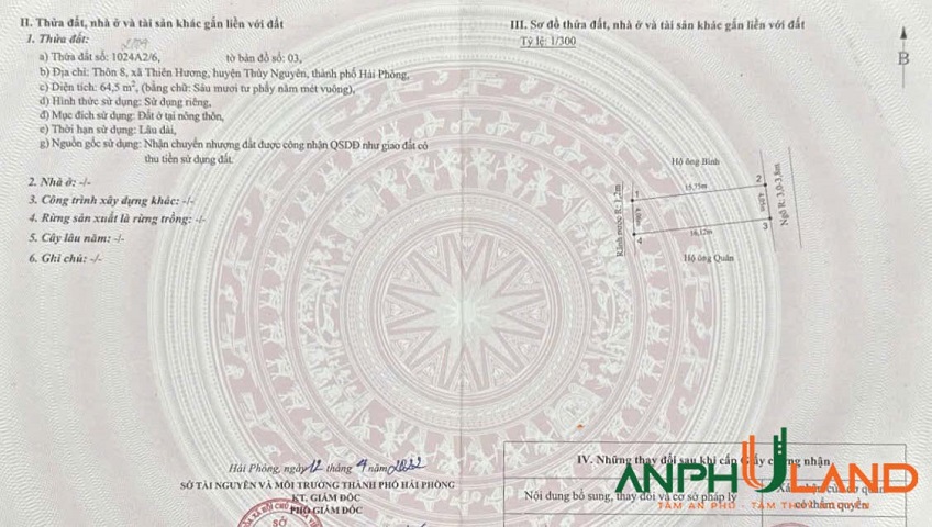 Bán căn nhà 3 tầng xây độc lập tại phường Thiên Hương, TP Hải Phòng